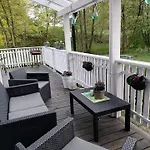 Tatil Evi Na Polanie Z Balia Ogrodowa W Sercu Kaszub
